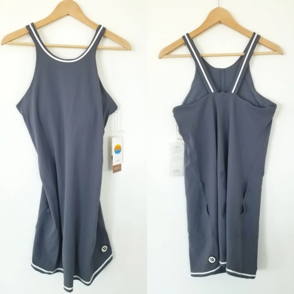 Vuori Women's Volley Dress Lightweight Athleisure Athletic Casual Shelf Bra NWT - Picture 3 of 13
